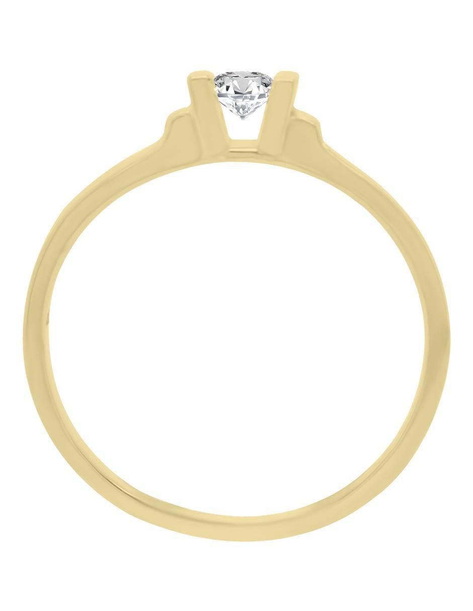Solitario 14 k Kambri diamante 4