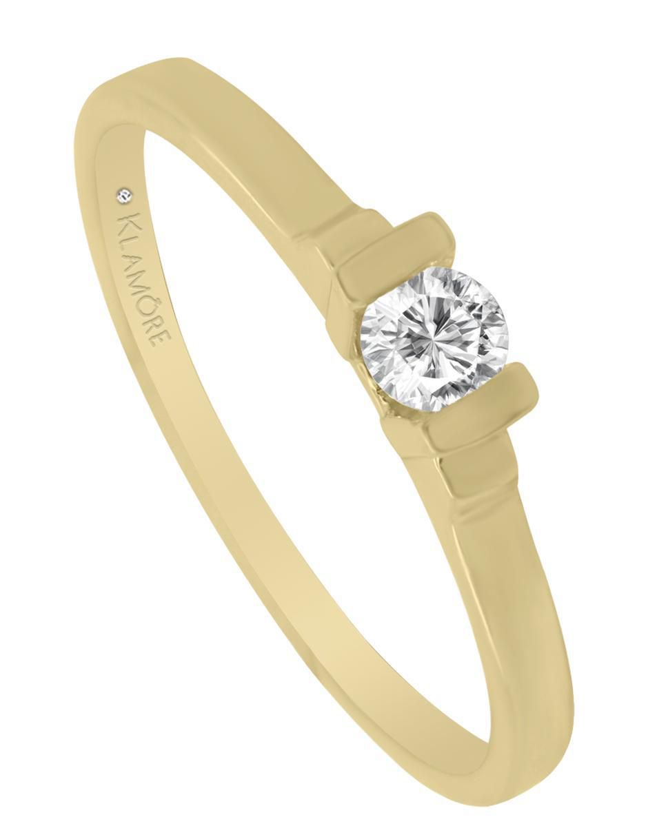 Solitario 14 k Kambri diamante 3