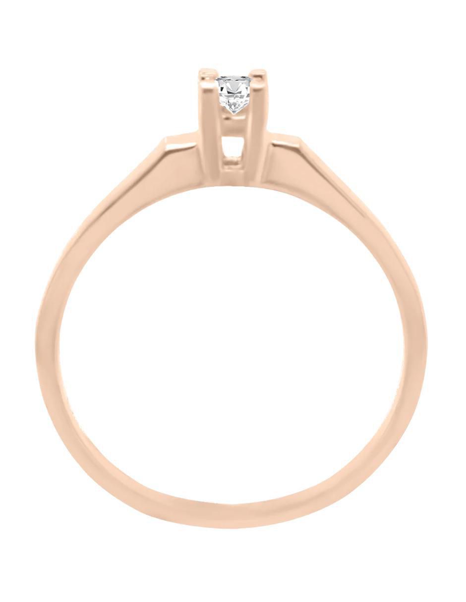 Solitario 14 k Nubia diamante 2