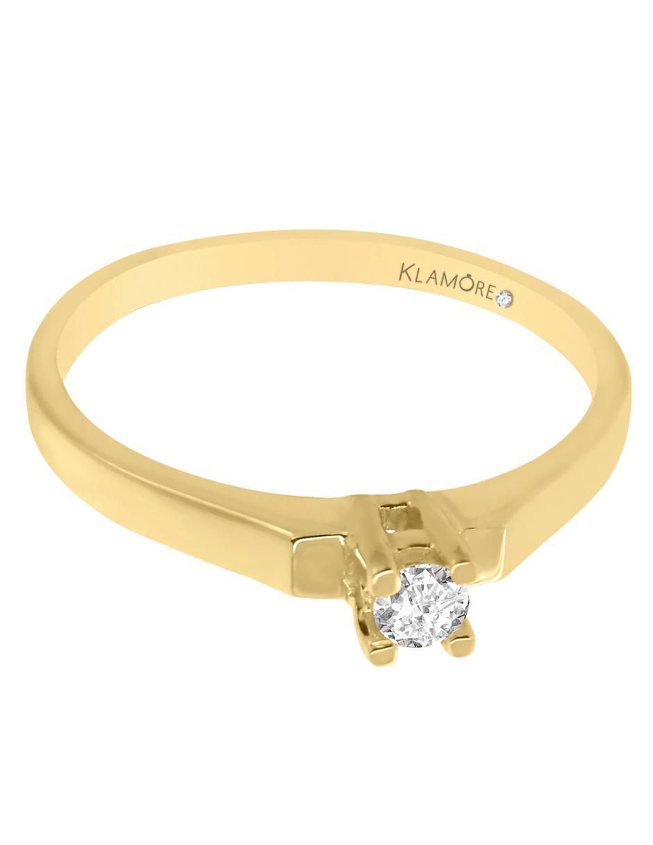 Solitario 14 k Nubia diamante Solitario 14 k Nubia diamante