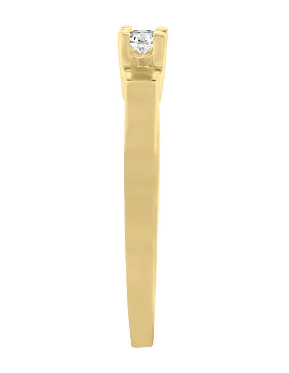 Solitario 14 k Nubia diamante 2
