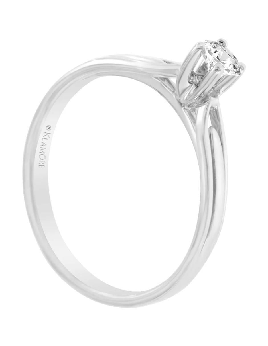 Solitario 14 k Fabianne diamante 4