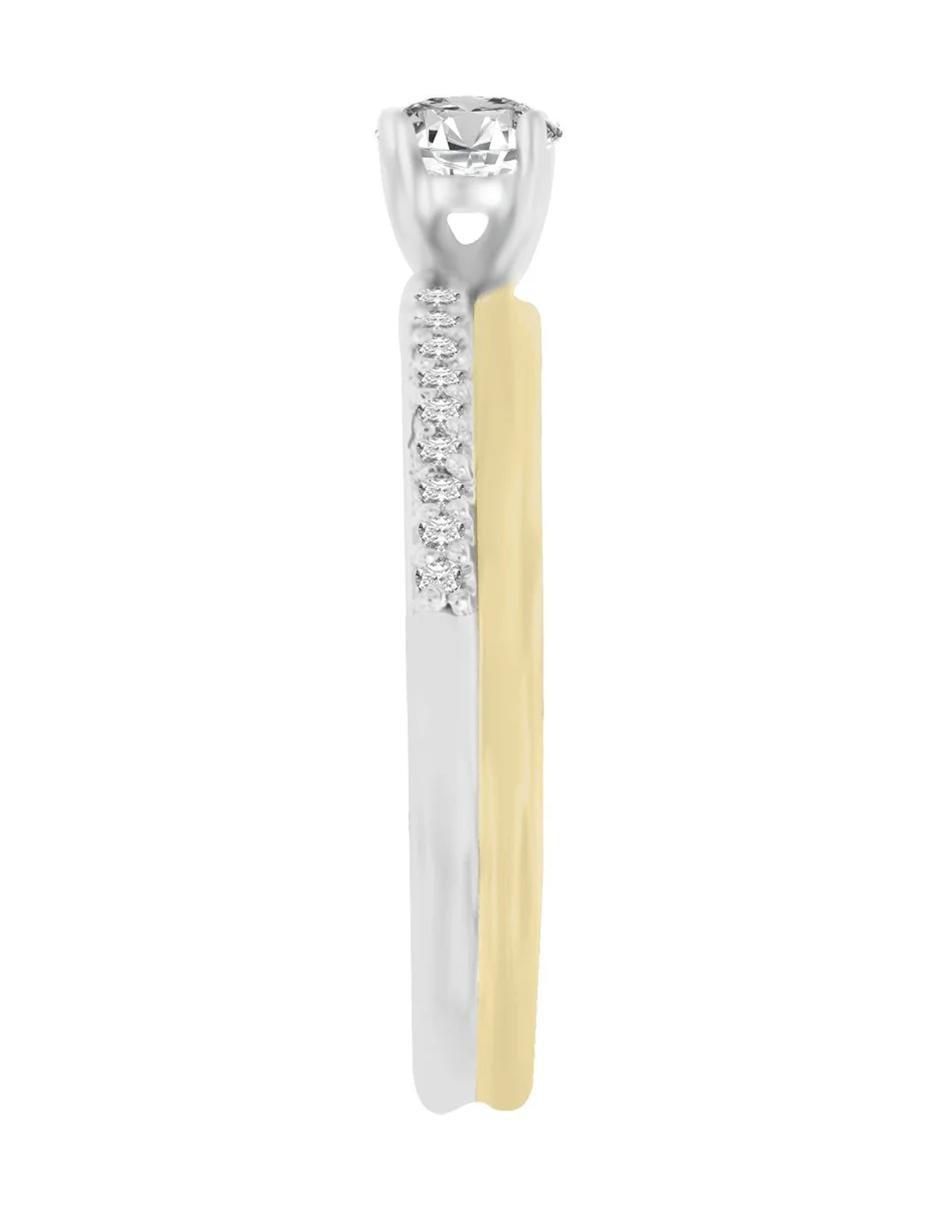 Solitario 14 k Anthea diamante 2