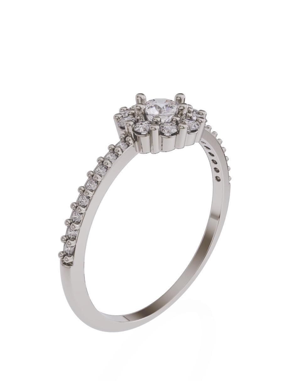 Anillo de compromiso 14 k 2