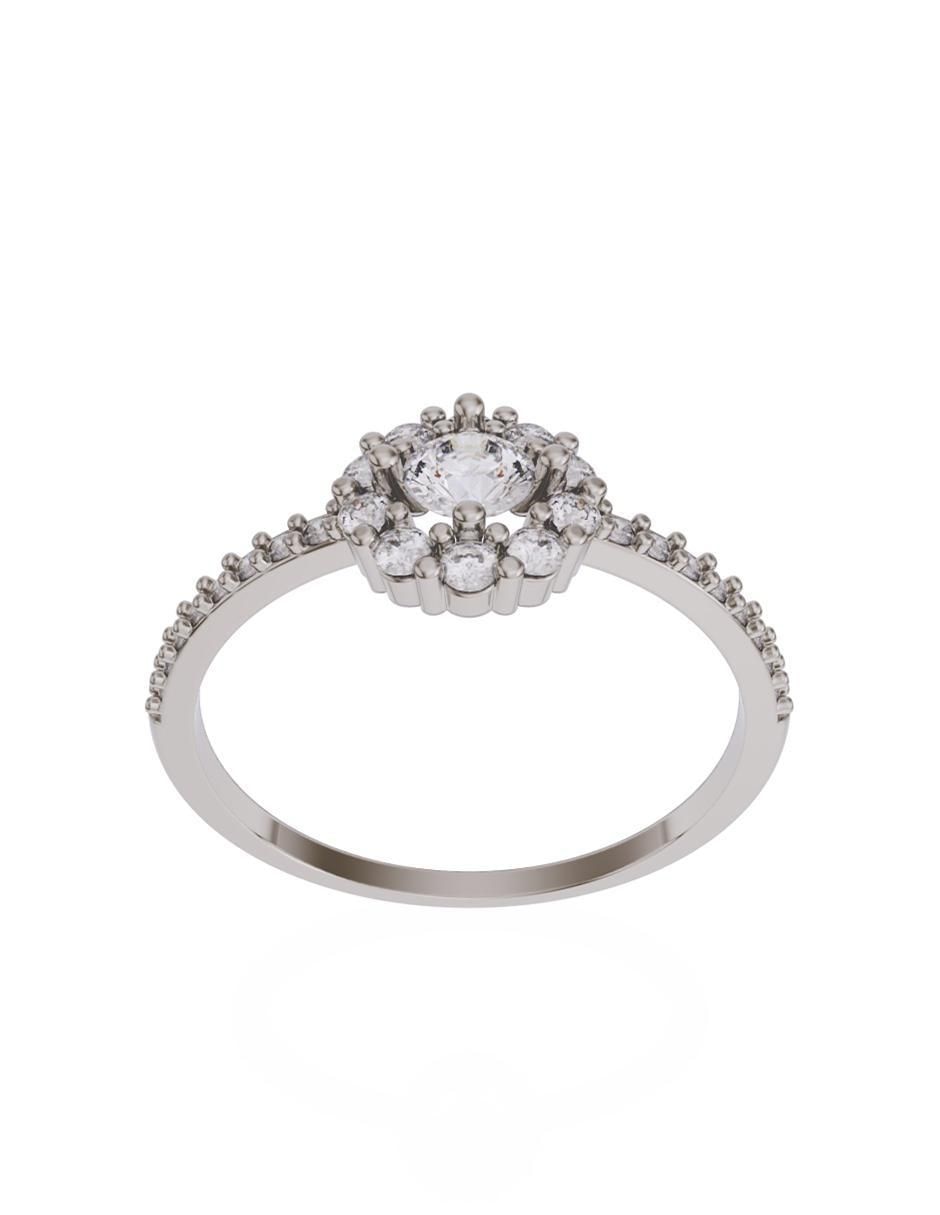 Anillo de compromiso 14 k 3