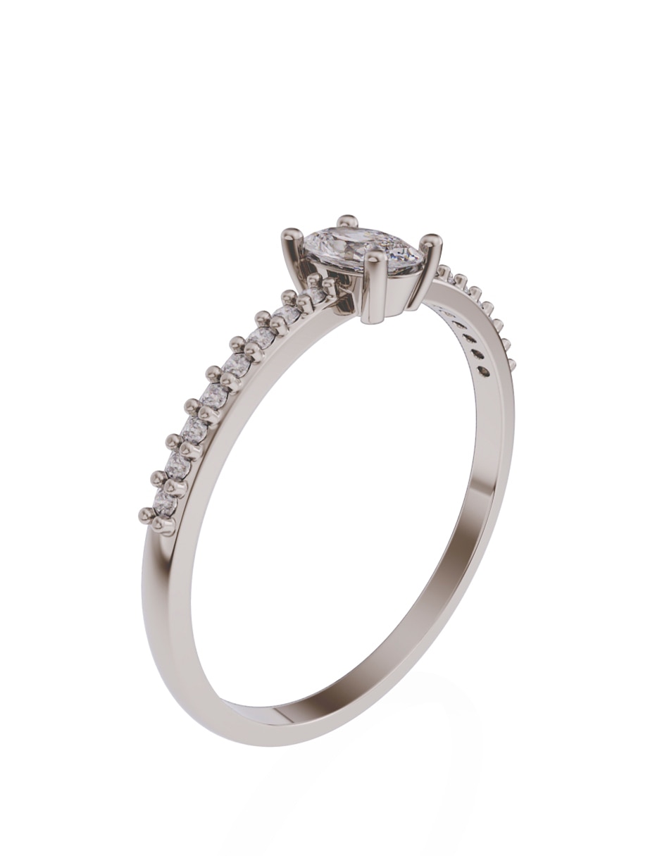 Anillo de compromiso 14 k 2