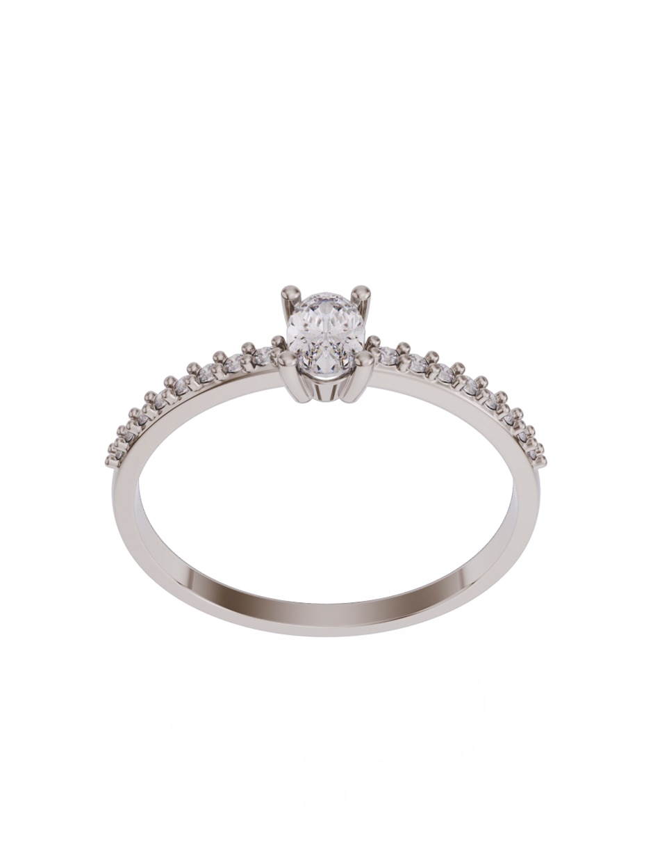 Anillo de compromiso 14 k 3