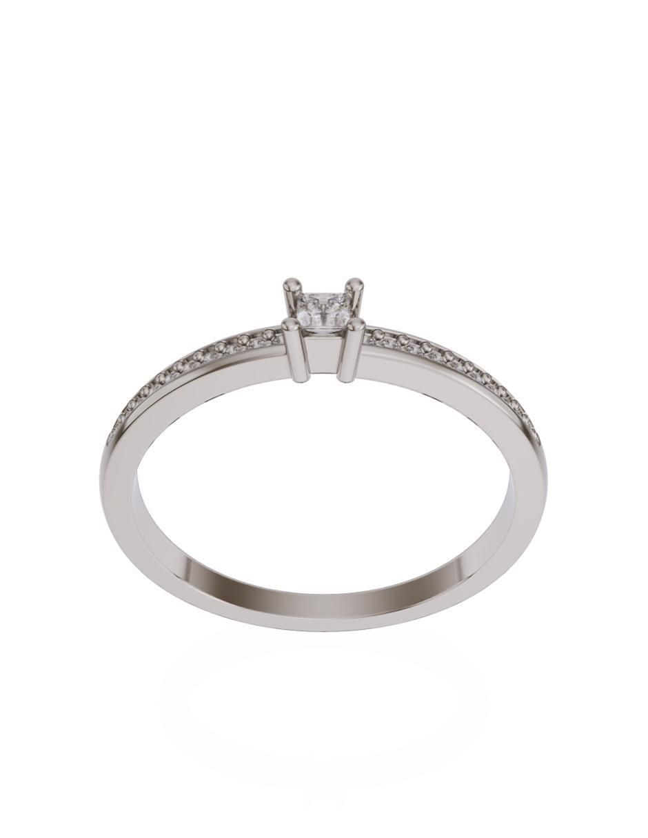 Anillo de compromiso 14 k 3