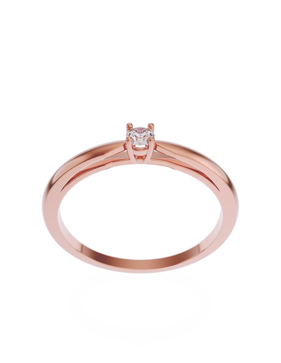 Anillo de compromiso 14 k 3