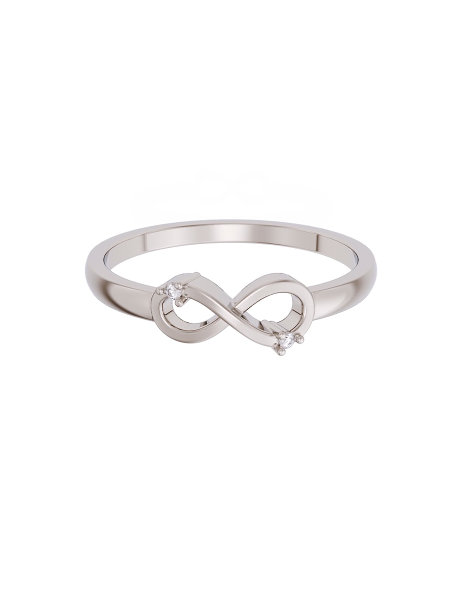 Anillo de compromiso de oro 14 K Promesa zirconia Anillo de compromiso de oro 14 K Promesa zirconia