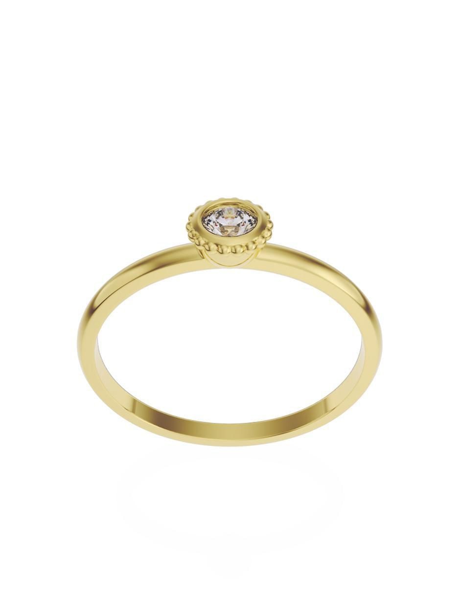 Anillo de compromiso 10 k Promesa 2