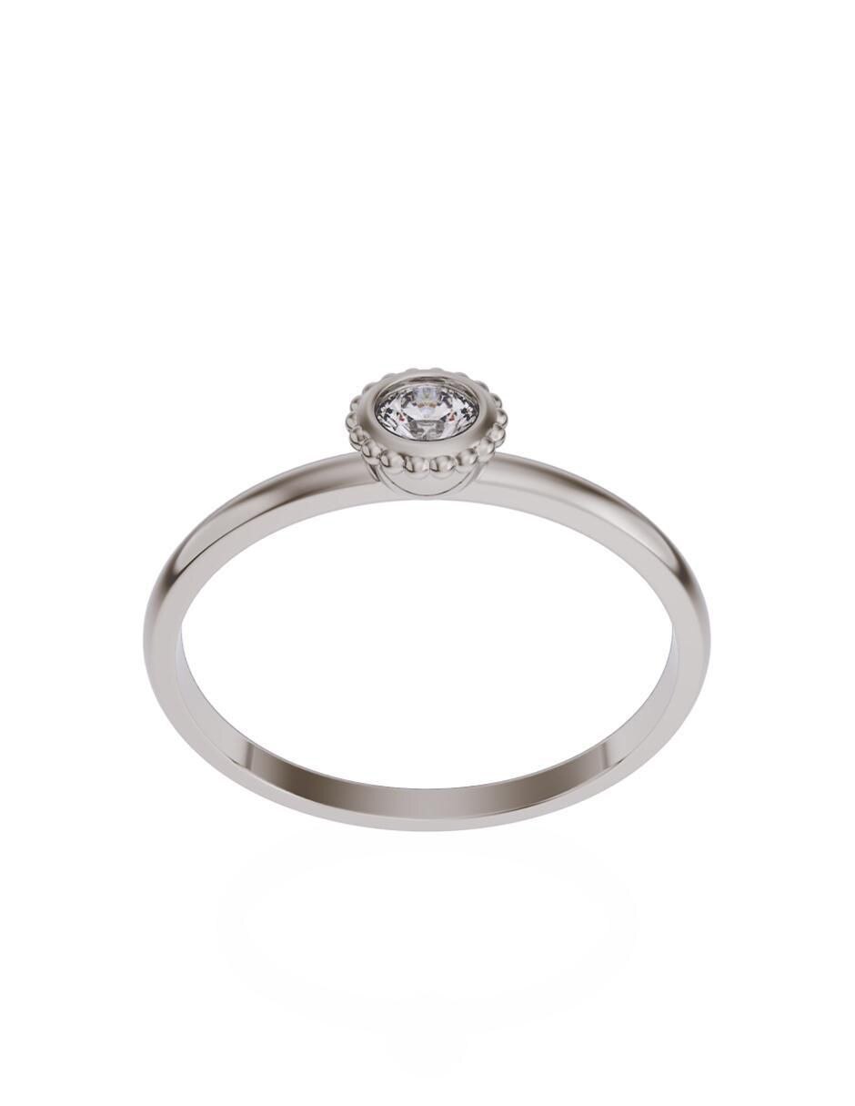Anillo de compromiso 10 k Promesa 3