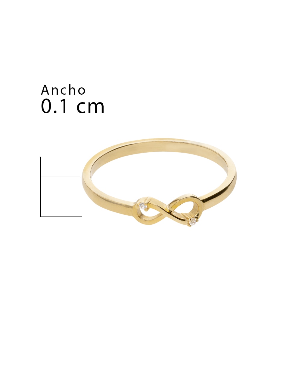 Anillo de compromiso 10 k Promesa 4