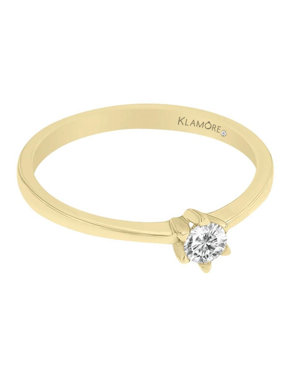 Solitario 14 k Eli diamante Solitario 14 k Eli diamante