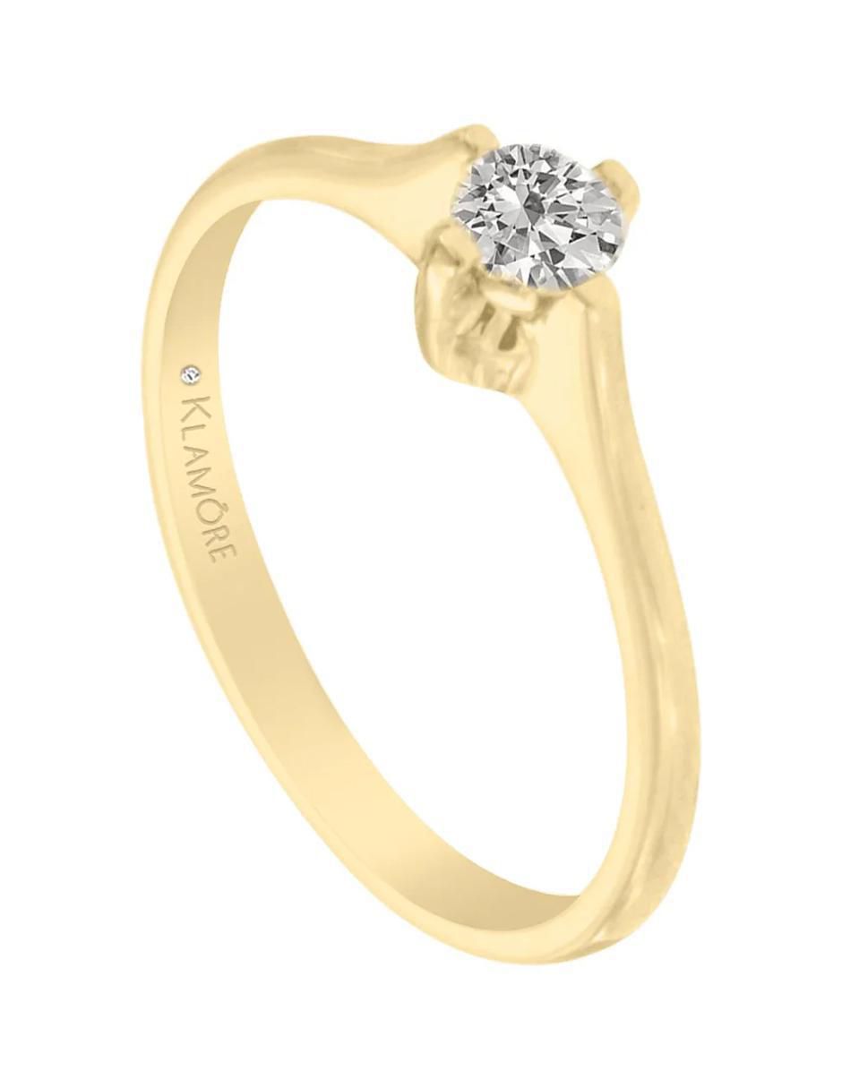 Anillo de compromiso 14 k Karat diamante 4