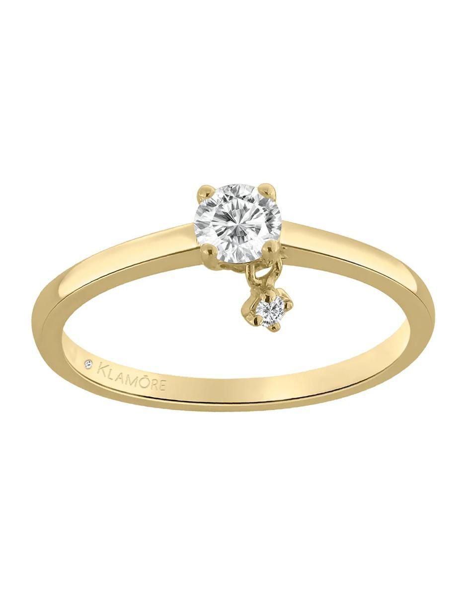 Anillo de compromiso 14 k Dysis diamante Anillo de compromiso 14 k Dysis diamante