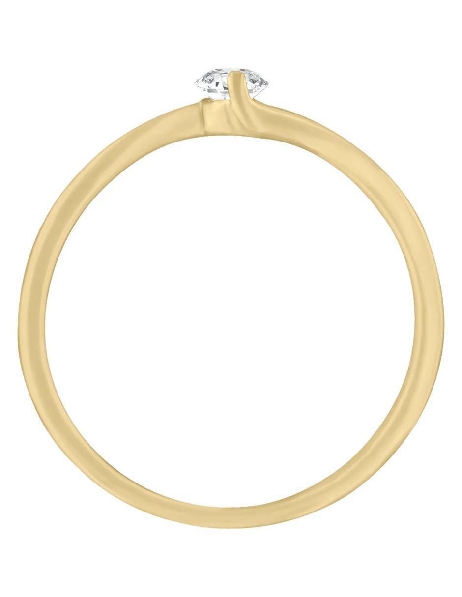 Anillo de compromiso 14 k Elyssa diamante 3
