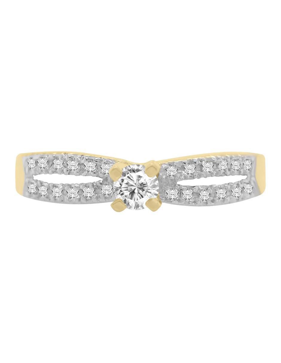 Anillo de compromiso 14 k Belén diamante