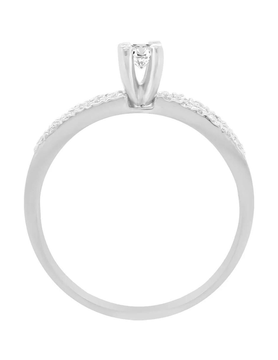 Anillo de compromiso 14 k Belén diamante 3