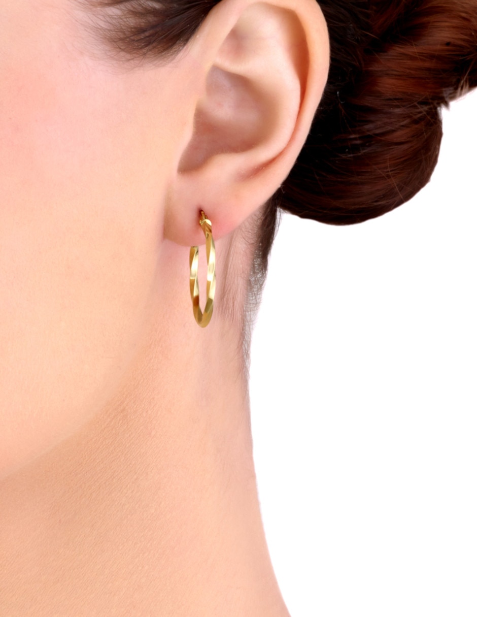 Arracadas de oro 14 K 3