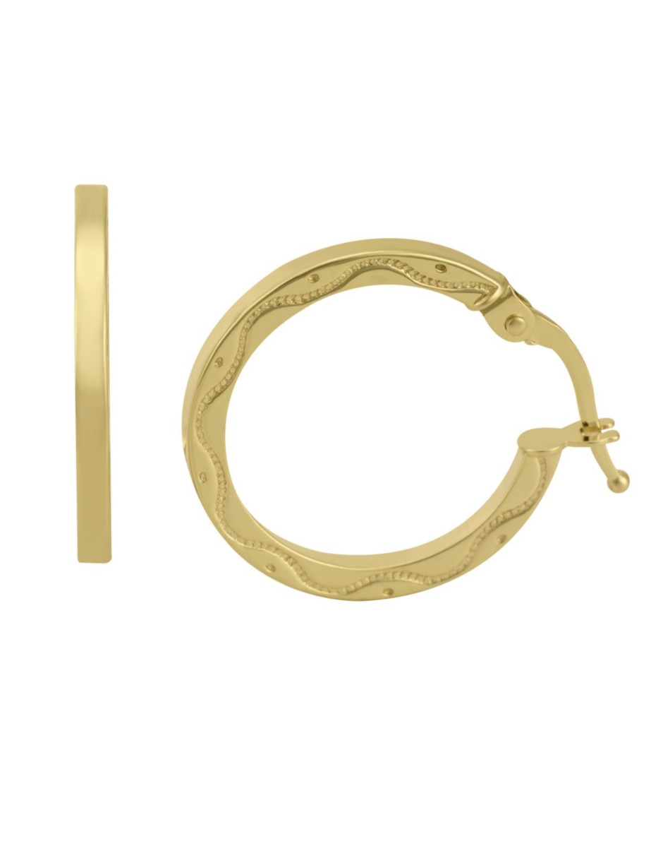 Arracadas de oro 14 K 1