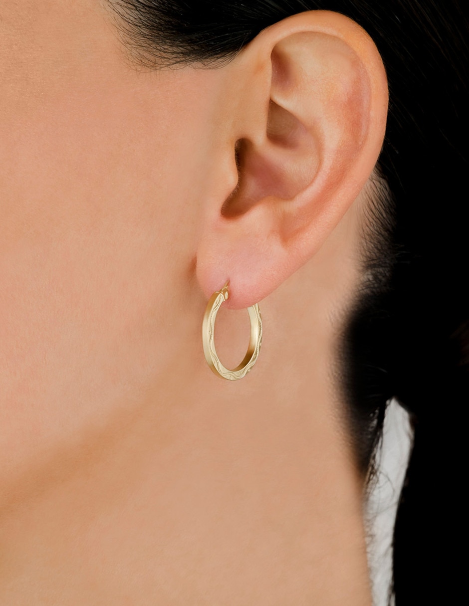 Arracadas de oro 14 K 2