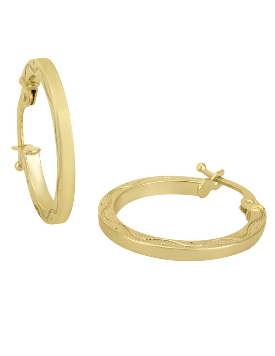 Arracadas de oro 14 K 4