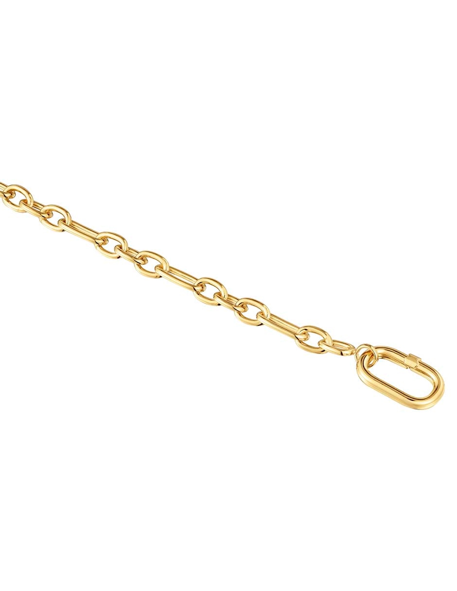 Pulsera Tous de plata P 925 Hold Oval con acabado brillante