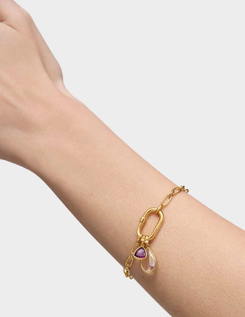 Pulsera Tous de plata P 925 Hold Oval con acabado pulido