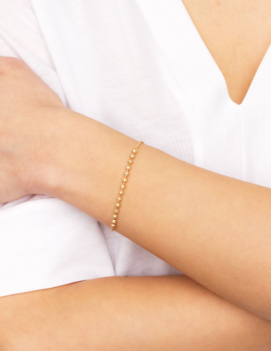 Pulsera de plata p 925 con acabado pulido