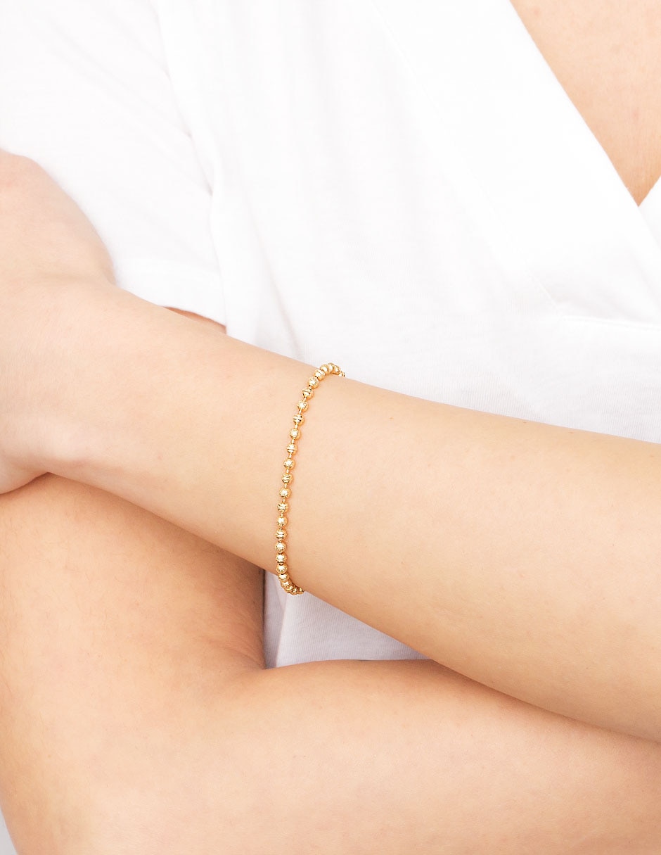 Pulsera de plata p 925 con acabado brillante Pulsera de plata p 925 con acabado brillante