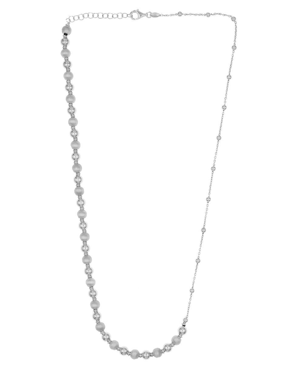Collar de esfera Silvex Spa de plata P 925