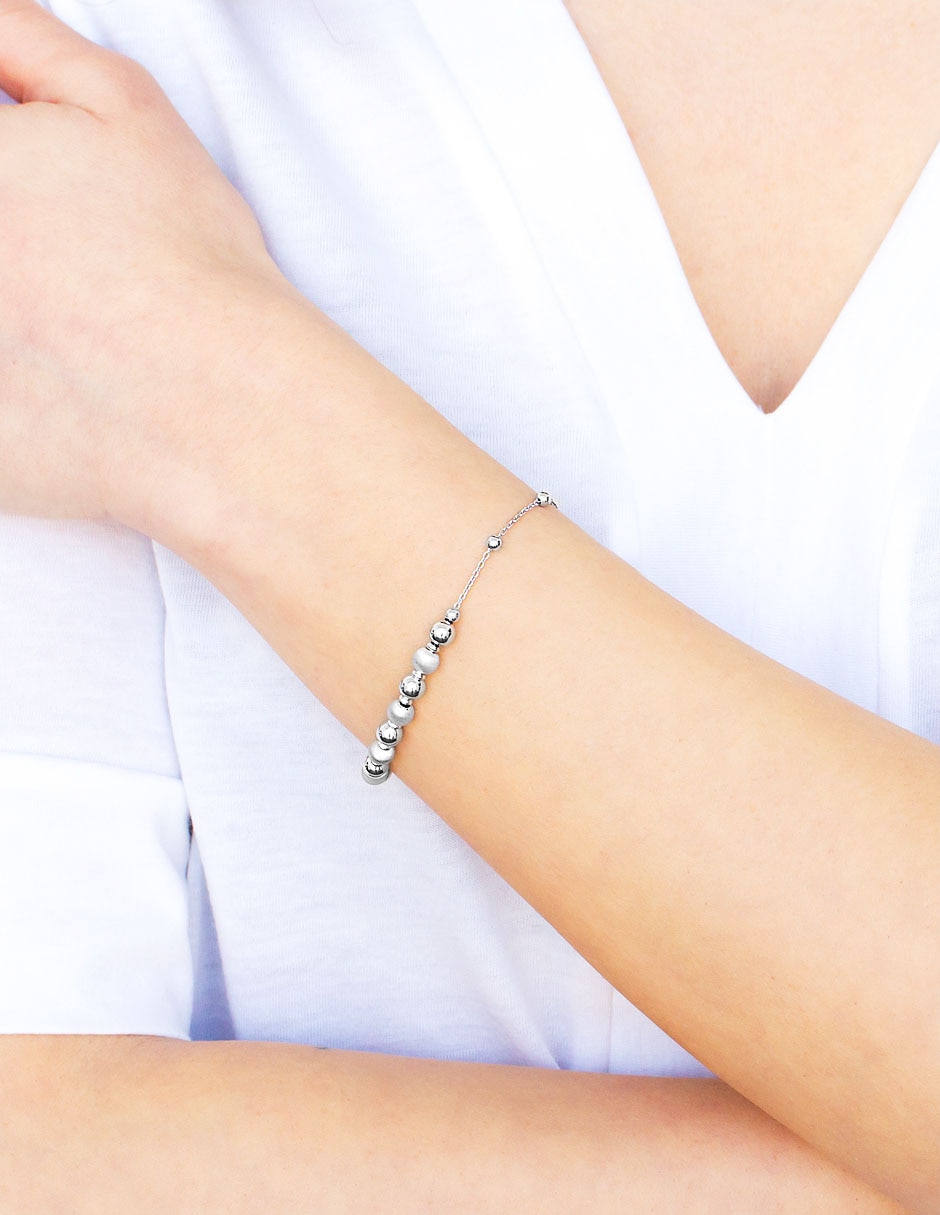 Pulsera de plata p 925 con acabado pulido Pulsera de plata p 925 con acabado pulido