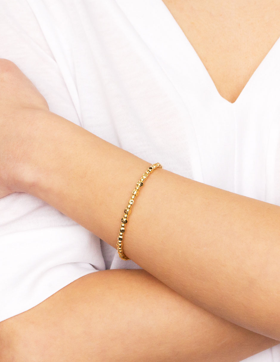 Pulsera de plata p 925 con acabado brillante Pulsera de plata p 925 con acabado brillante