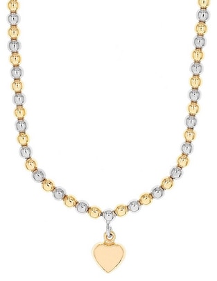 Collar de corazón Silvex Spa de plata P 925