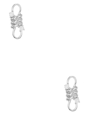 Aretes Silvex Spa de plata P 925 con acabado brillante circonita