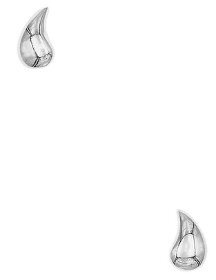 Broqueles de gota Silvex Spa de plata P 925 con acabado brillante