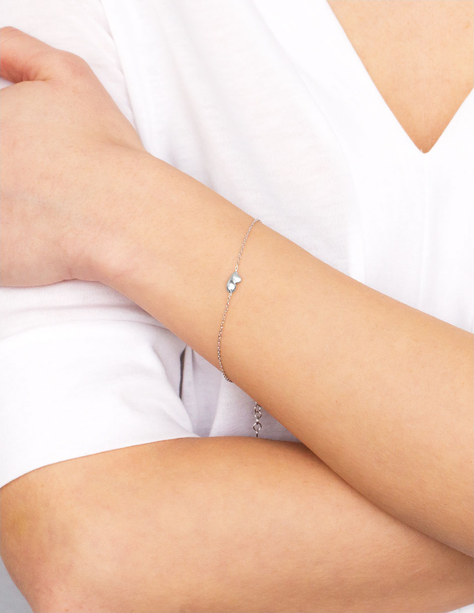 Pulsera de plata p 925 con acabado pulido Pulsera de plata p 925 con acabado pulido