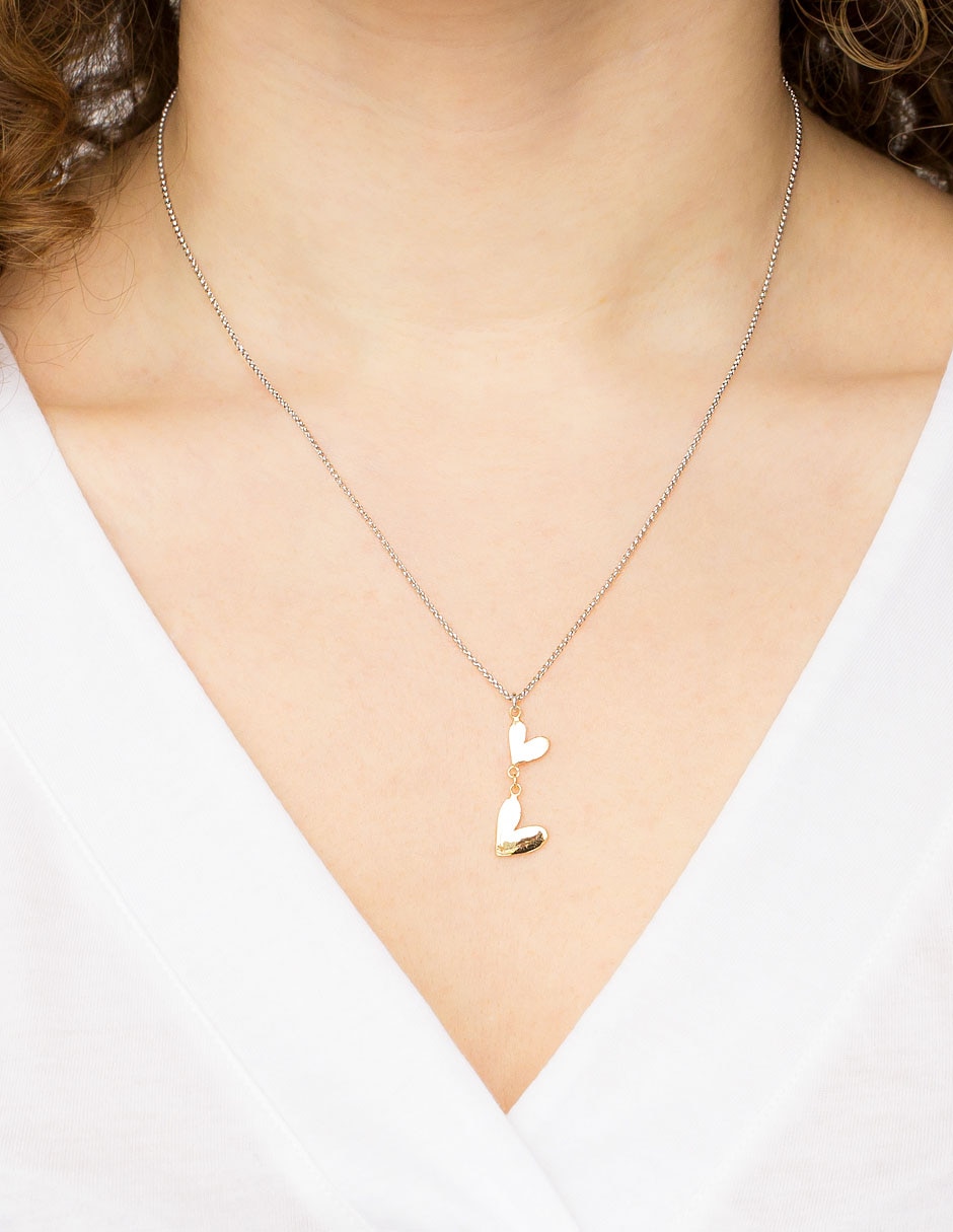 Collar de corazón de plata P 925 Collar de corazón de plata P 925