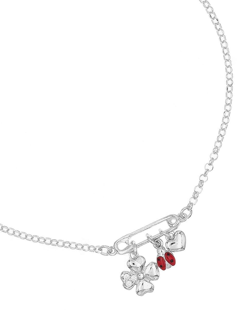 Pulsera Silvex Spa de plata con circonita p 925