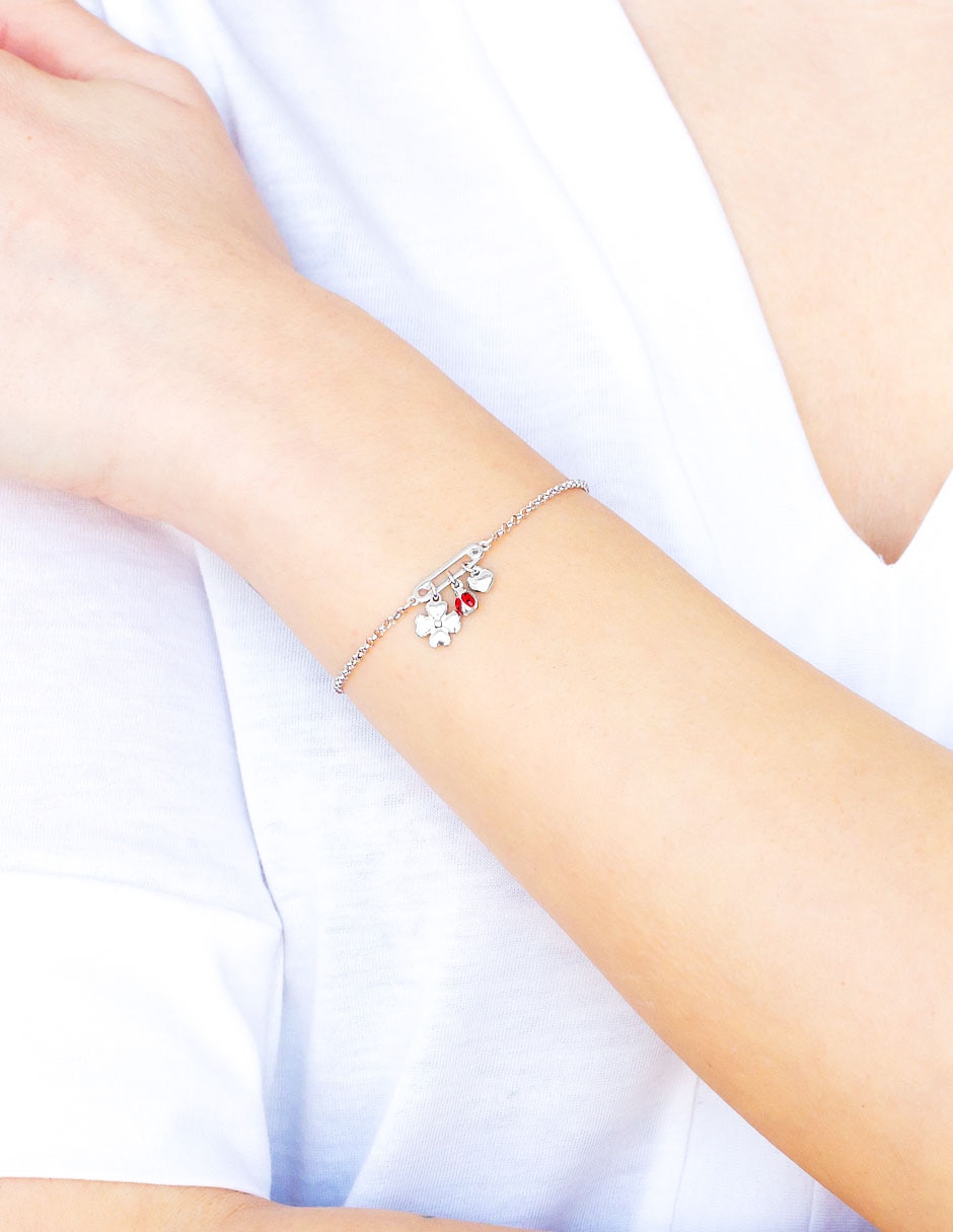 Pulsera de plata con circonita p 925