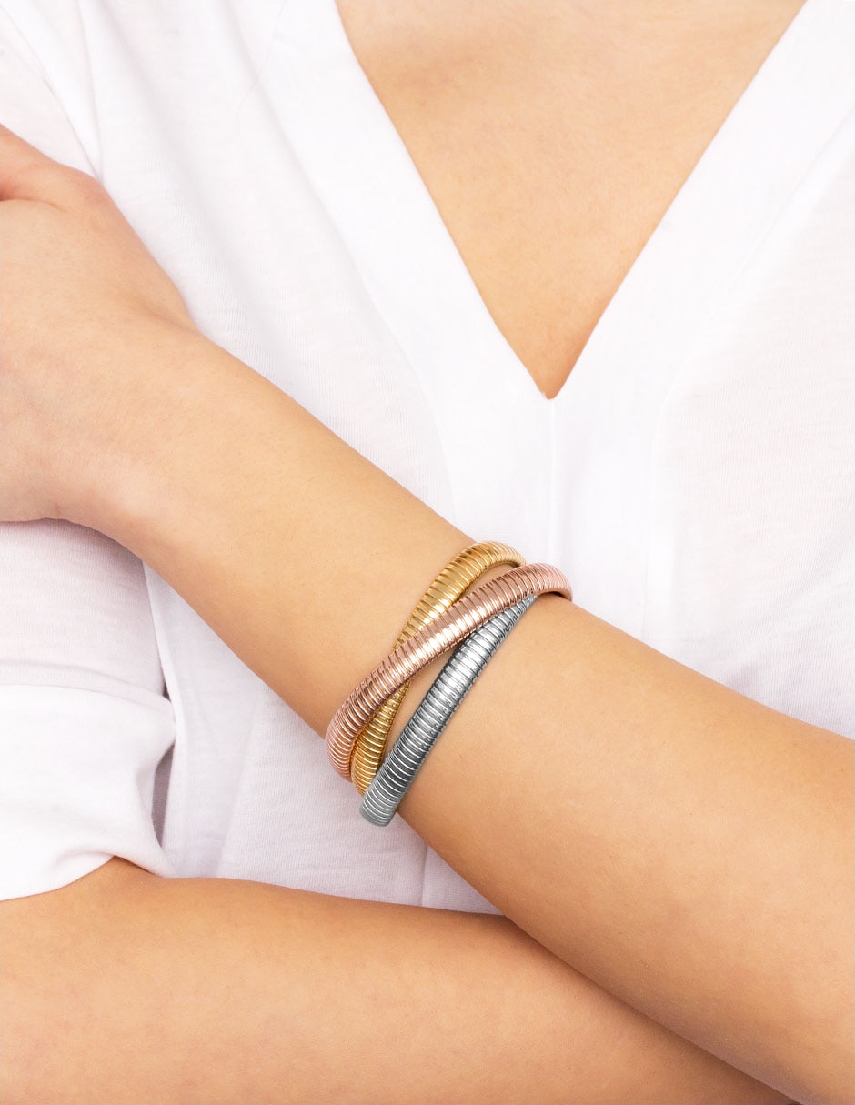 Pulsera de plata p 925 con acabado brillante