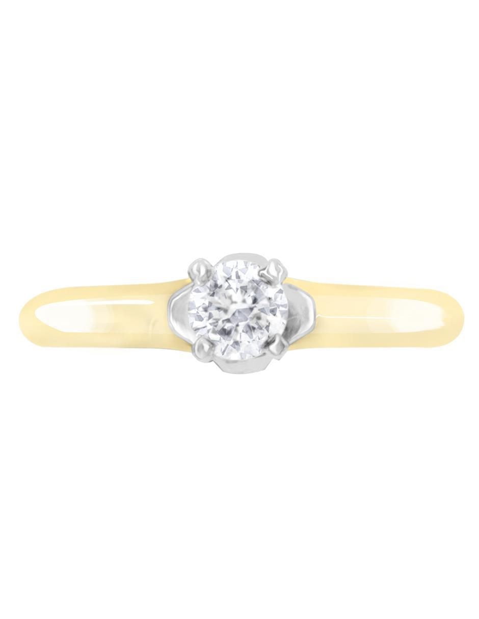 Anillo de compromiso 14 k Elisea diamante Anillo de compromiso 14 k Elisea diamante
