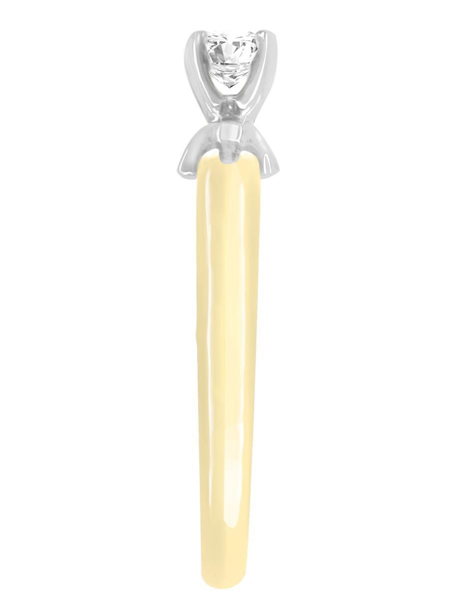Anillo de compromiso 14 k Elisea diamante 2