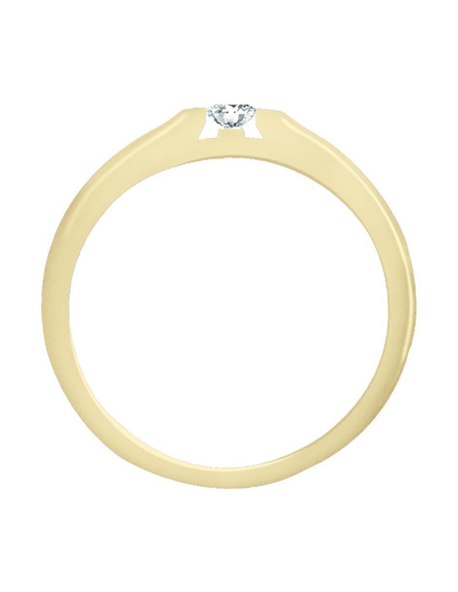 Anillo de compromiso 14 k Carlie diamante 4