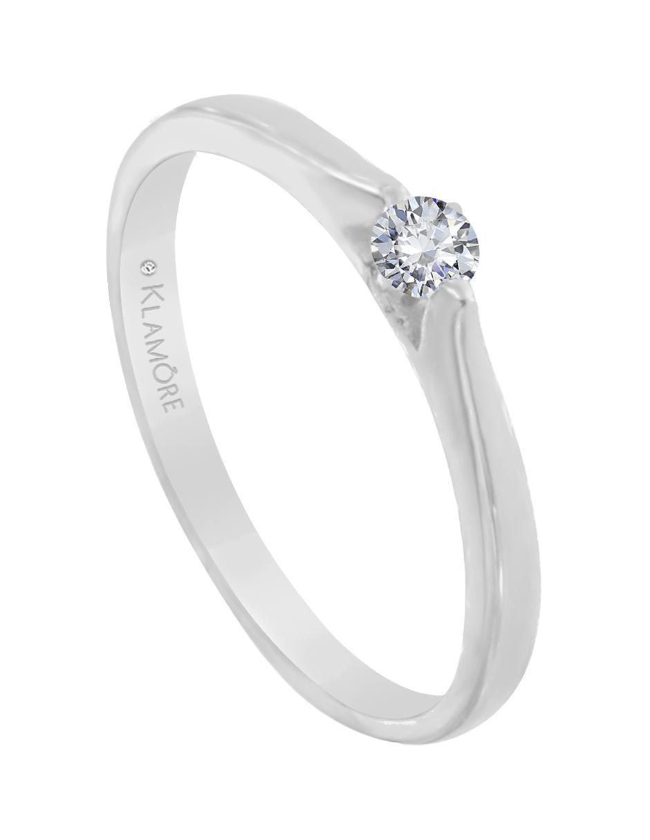 Anillo de compromiso 14 k Carlie diamante 3