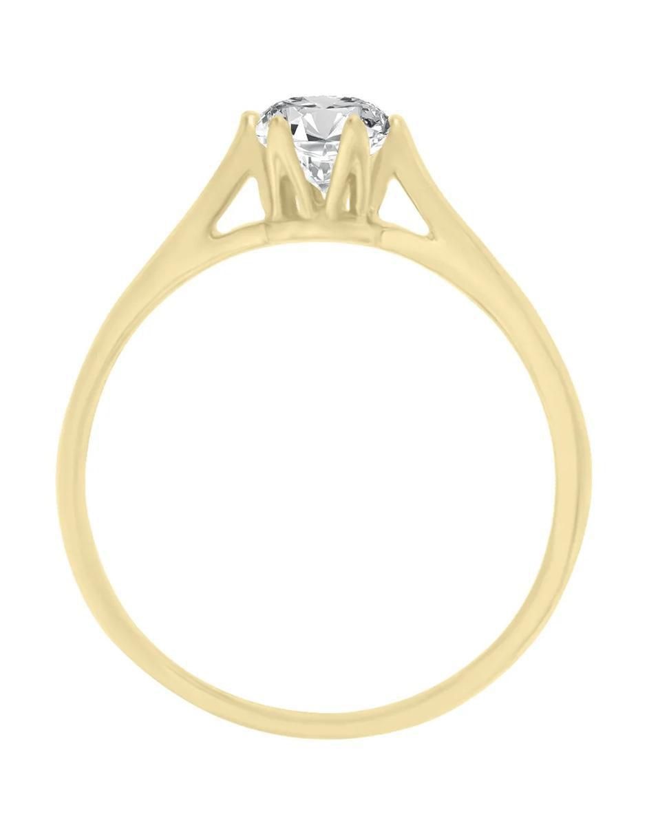 Anillo de compromiso 14 k Heli diamante 3