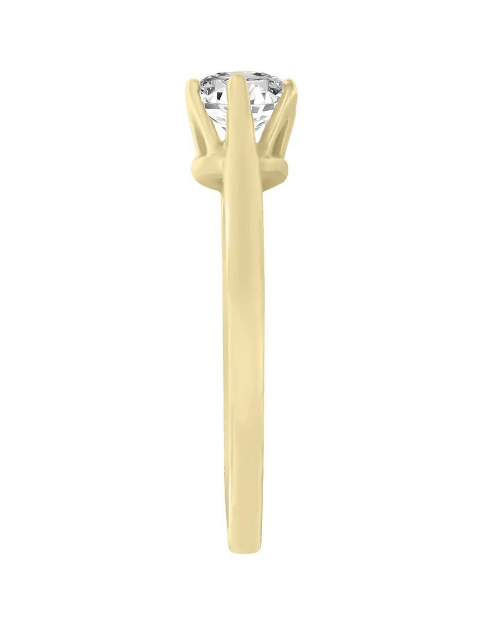 Anillo de compromiso 14 k Heli diamante 2