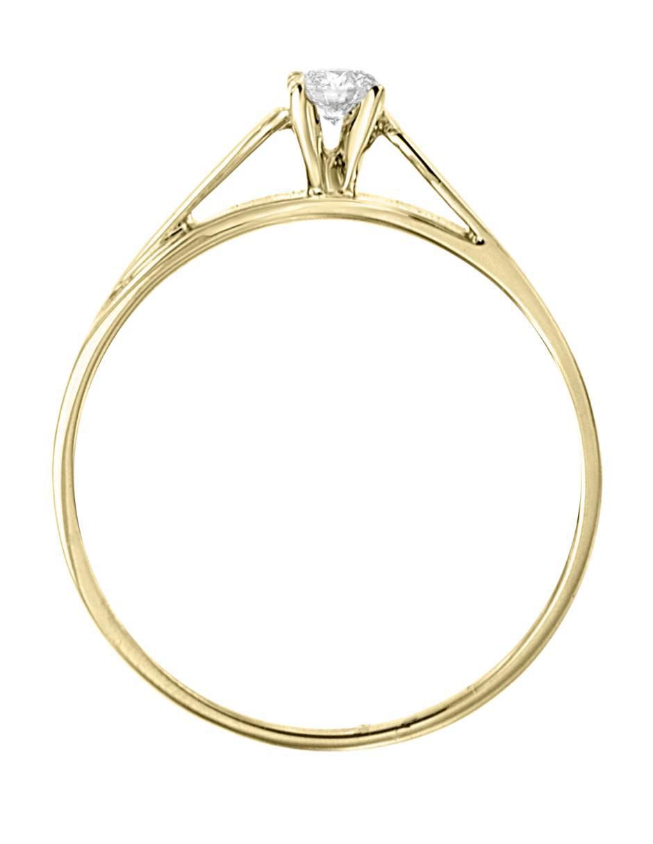 Anillo de compromiso 14 k Kamill diamante 4