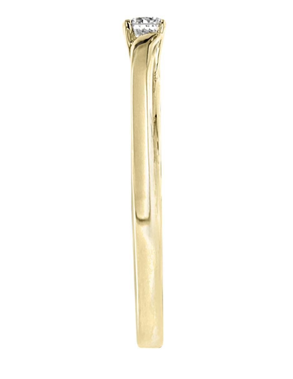 Anillo de compromiso 14 k Kamill diamante 2